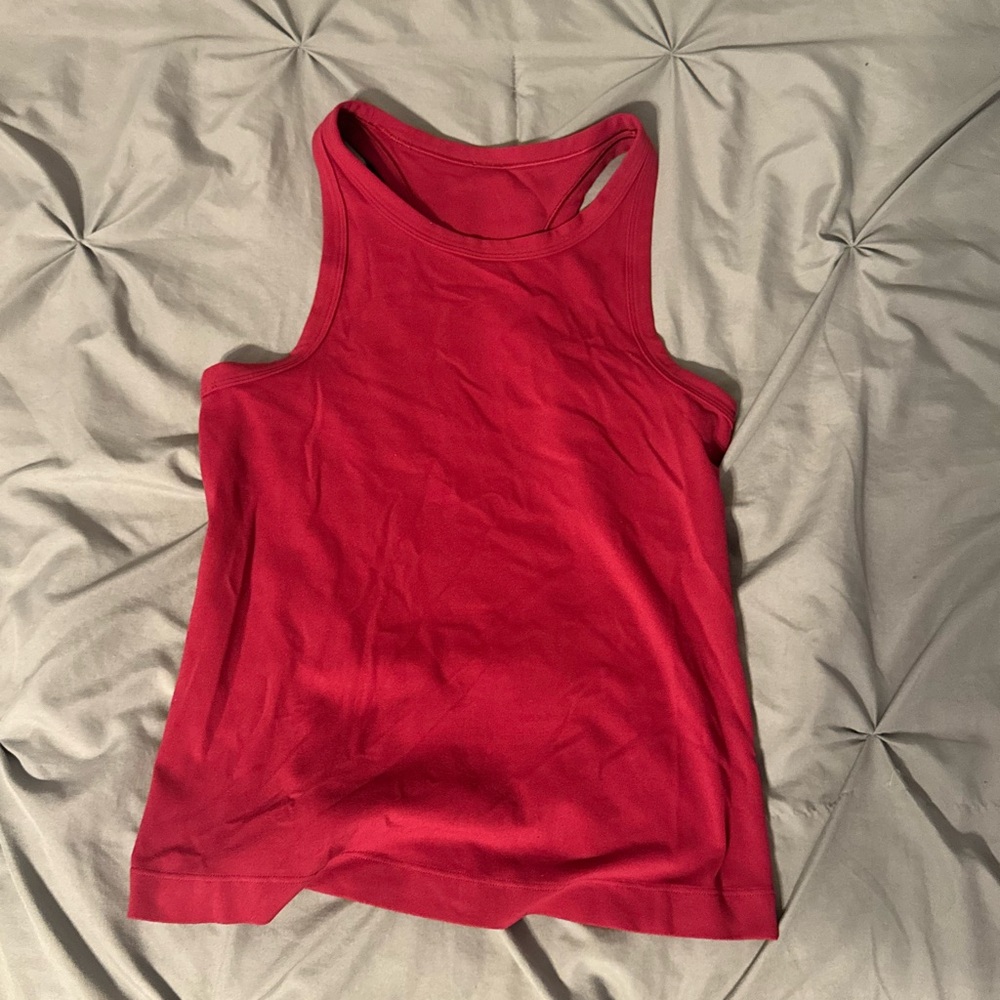 Red Sleeveless Women's Top
